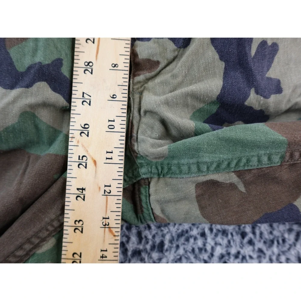 Vintage Woodland Camo Cargo Pants Military‎ Style Utility Trousers Med Regular